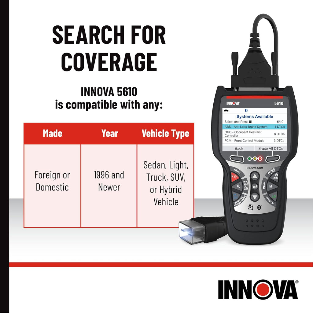 Innova 5610 - OBD2 Bi-Directional Scanner